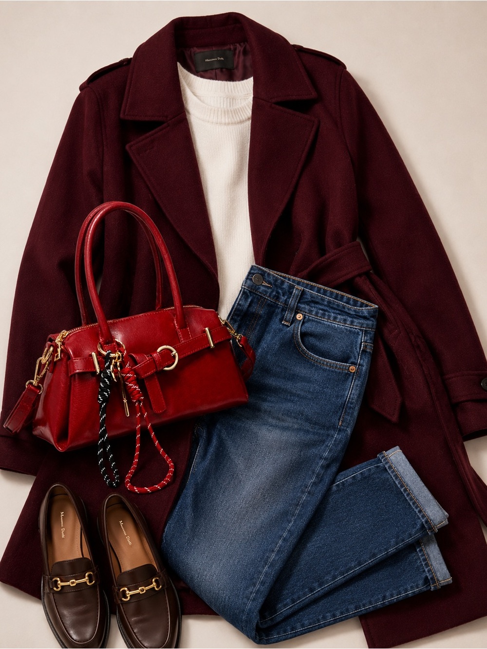 Urban Expressions Vienna Red Crossbody/Shoulder Bag